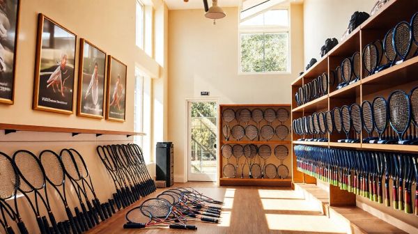 Les indispensables de la boutique squash : raquettes et plus